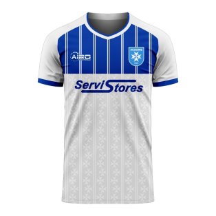Auxerre 2022-2023 Home Concept Football Kit (Airo)