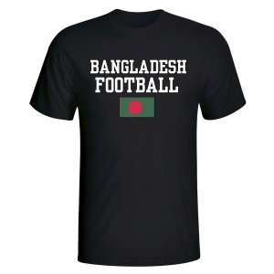 Bangladesh Football T-Shirt - Black