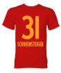 Bastian Schweinsteiger Bayern Munich Hero T-Shirt (Red)