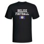 Belize Football T-Shirt - Black