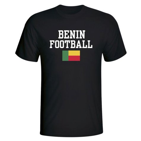 Benin Football T-Shirt - Black