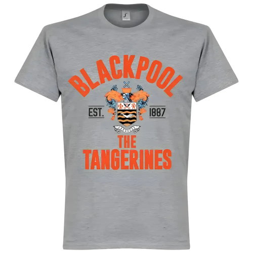 Blackpool Established T-Shirt - Grey