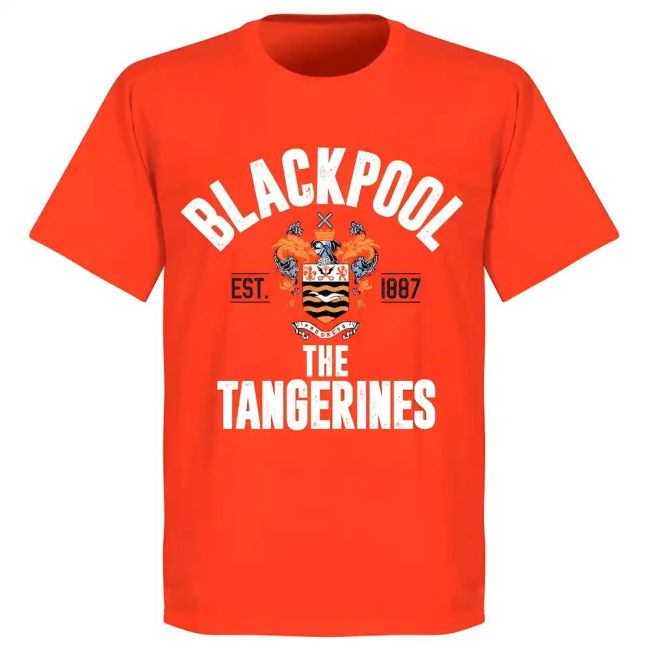 Blackpool Established T-Shirt - Orange
