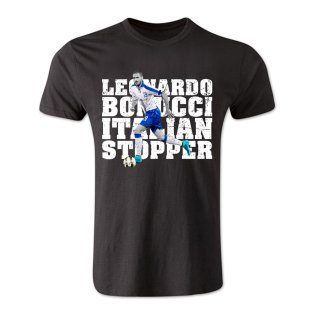Leonardo Bonucci Italian Stopper T-Shirt (Black)