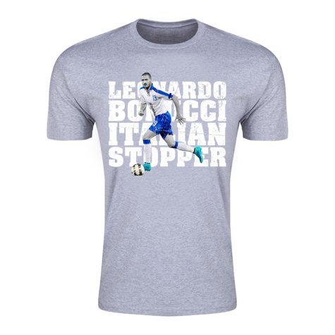 Leonardo Bonucci Italian Stopper T-Shirt (Grey)