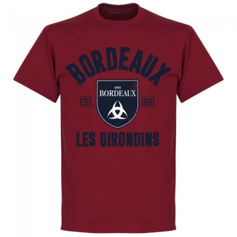 Bordeaux Established T-Shirt - Chilli Red