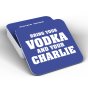 Leicester City Vodka and Charlie Coaster (Blue)