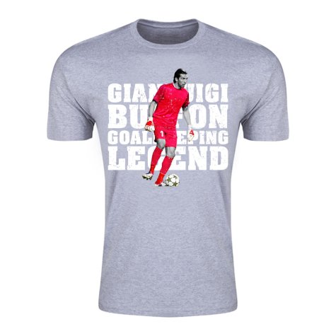 Gianluigi Buffon Goalkeeping Legend T-Shirt (Grey) - Kids