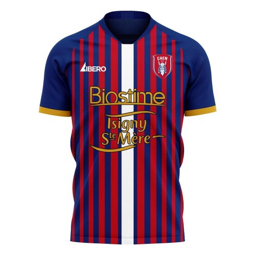 Caen 2025-2026 Home Concept Football Kit (Libero) - Womens