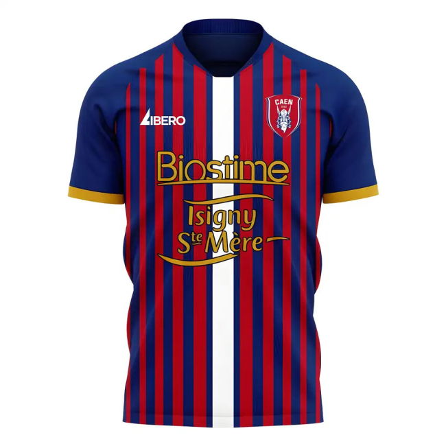Caen 2025-2026 Home Concept Football Kit (Libero) - Baby