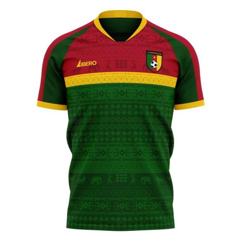 Cameroon 2022-2023 Home Concept Football Kit (Libero)