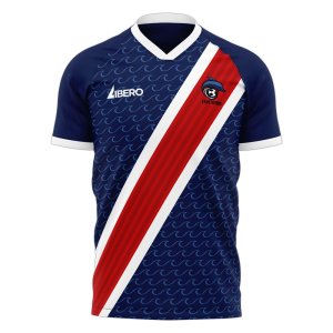 Cape Verde 2022-2023 Home Concept Football Kit (Libero)