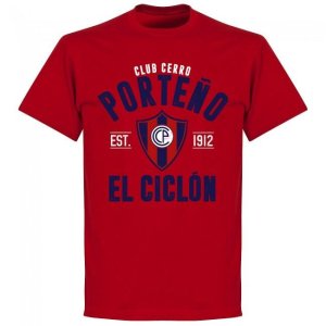 Cerro Porteno Established T-Shirt - Red