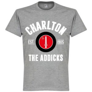 Charlton The Addicks Established T-Shirt - Grey