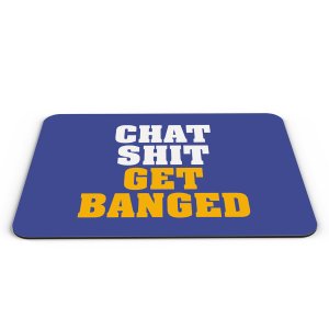 Leicester City Chat Get Banged Mouse Mat (Blue)