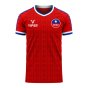 Chile 2023-2024 Home Concept Football Kit (Viper)