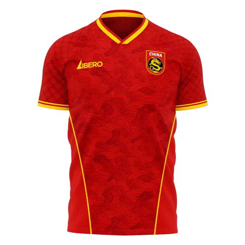 China 2025-2026 Home Concept Football Kit (Libero)