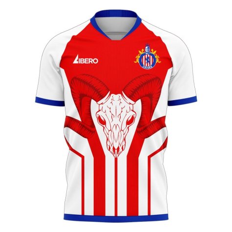 Chivas 2022-2023 Home Concept Football Kit (Libero)