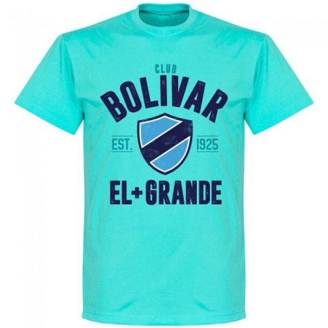 Club Bolivar Established T-Shirt - Atoll Blue