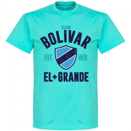 Club Bolivar Established T-Shirt - Atoll Blue