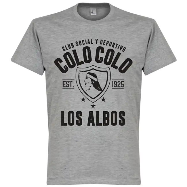 Colo Colo Established T-Shirt - Grey