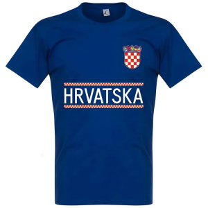 Croatia Team T-Shirt - Blue