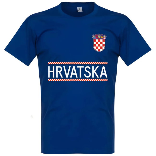 Croatia Team T-Shirt - Blue