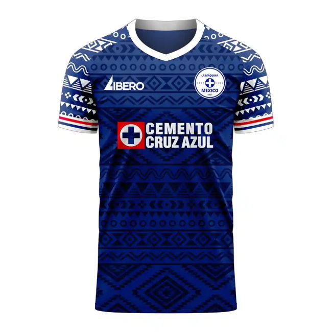 Cruz Azul 2025-2026 Home Concept Football Kit (Libero) - Little Boys