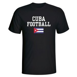 Cuba Football T-Shirt - Black