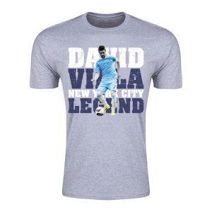 David Villa New York City Legend T-Shirt (Grey)