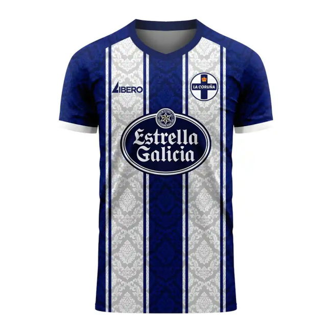 Deportivo La Coruna 2025-2026 Home Concept Football Kit (Libero) - Baby