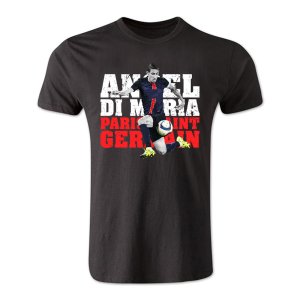 Angel Di Maria PSG T-Shirt (Black) - Kids