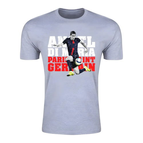 Angel Di Maria PSG T-Shirt (Grey) - Kids