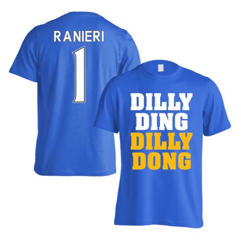 Leicester Claudio Ranieri Dilly Ding T-Shirt (Ranieri 1) - Blue