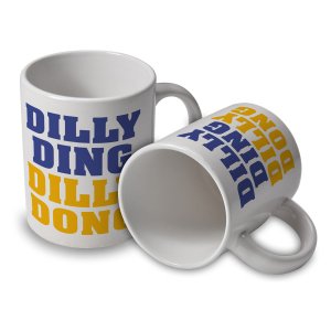 Leicester City Dilly Ding Dilly Dong Mug (White)