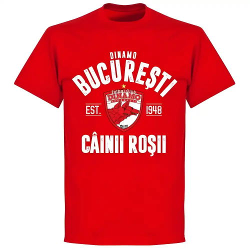 Dinamo Bucharest Established T-shirt - Red