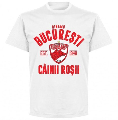Dinamo Bucharest Established T-shirt - White