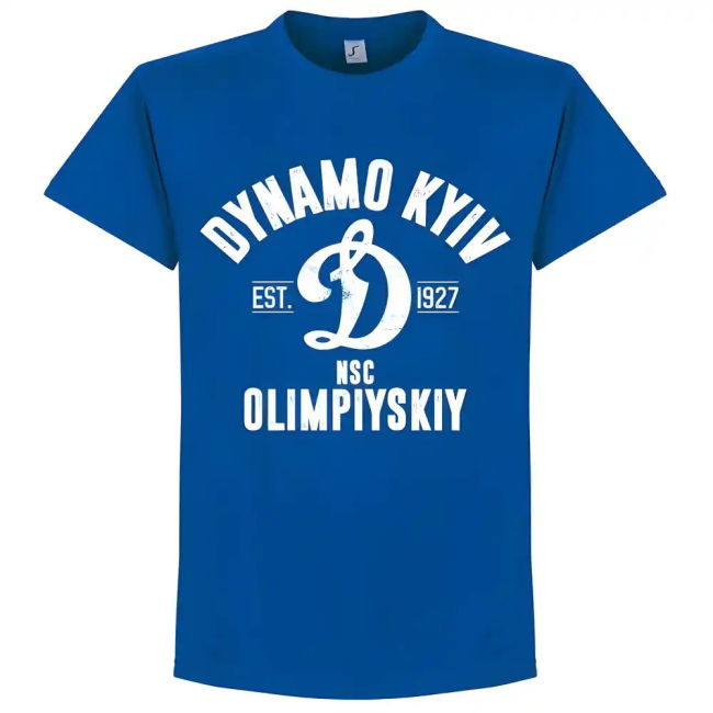 Dynamo Kyiv Established T-Shirt - Royal