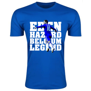 Eden Hazard Belgium Legend T-Shirt (Blue)