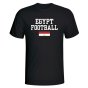 Egypt Football T-Shirt - Black
