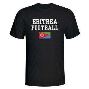 Eritrea Football T-Shirt - Black