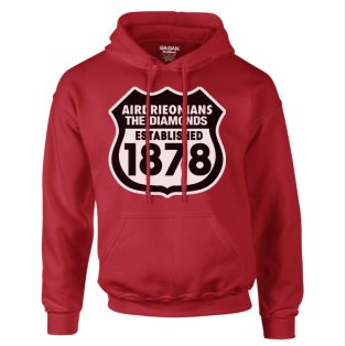 Airdrieonians Established 1888 Hoody (Red)