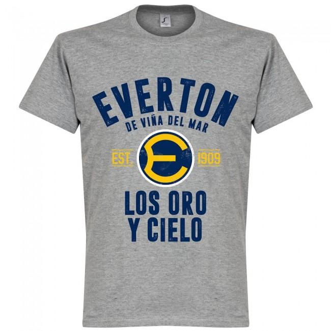 Everton de Chile Established T-Shirt - Grey