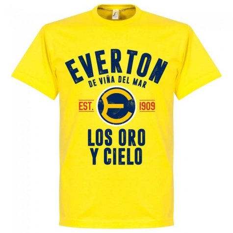 Everton de Chile Established T-Shirt - Lemon yellow