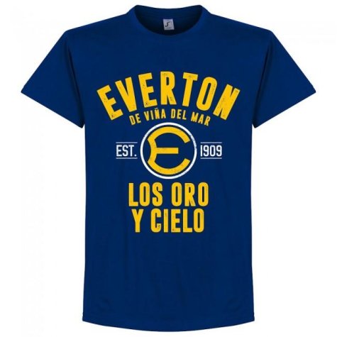 Everton de Chile Established T-Shirt - Navy