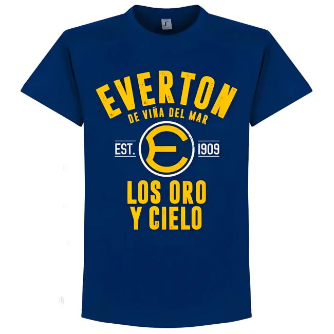Everton de Chile Established T-Shirt - Navy