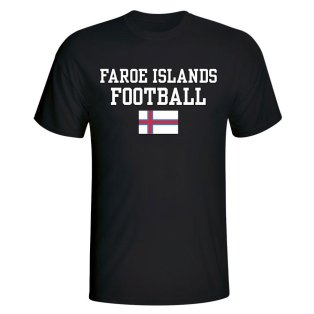 Faroe Islands Football T-Shirt - Black