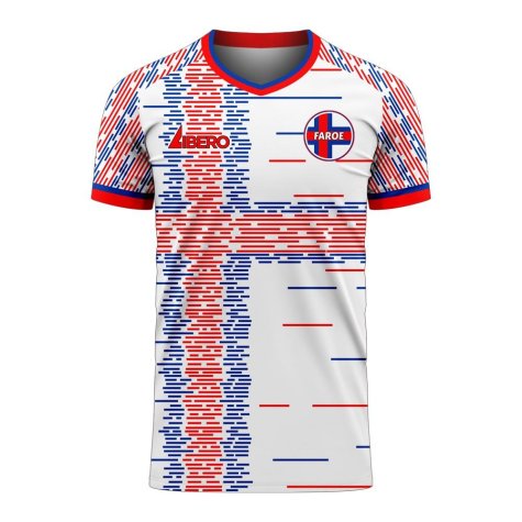 Faroe Islands 2023-2024 Home Concept Football Kit (Libero) - Little Boys