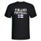 Finland Football T-Shirt - Black
