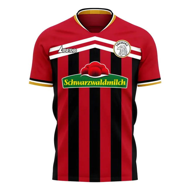 Freiburg 2025-2026 Home Concept Football Kit (Libero) - Kids